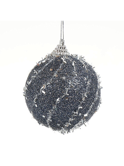 Елочный шар голубой, 8 см, SYPMQA-102171