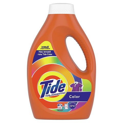 Гель для стирки Tide, 0.975 л, для цветного белья, Color