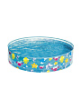 Бассейн с жестким бортом Bestway, 122х25 см, Fill 'N Fun Sparking Sea, 55028, 277 л