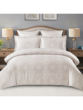 Постельное белье евро, простыня 230х250 см, 2 наволочки 70х70 см, 2 наволочки 50х70 см, пододеяльник 200х220 см, Cleo, жаккард, коллекция Tencel Jacquard, 31/024-TJ