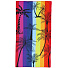 Полотенце пляжное 70х140 см, 100% полиэстер, яркие полосы, Пальмы, Китай, Y9-307 - фото 4