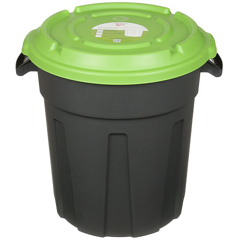 Бак для мусора пластик, 60 л, с крышкой, 54.5х54.5х48 см, Svip, ING6160-НК