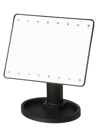 Зеркало настольное, 22.5x17 см, прямоугольное, с подсветкой, Y4-11338