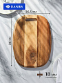 Доска разделочная акация, 36х26.5х1.8 см, с ручкой, прямоугольная, Daniks, CB27936A - фото 2