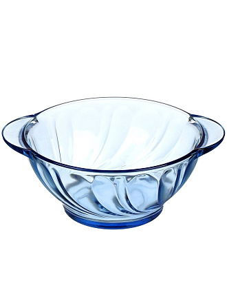 Бульонница стекло, 510 мл, с ручкой, с ушками, Marmaris Blumarine, 50217-12