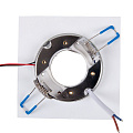 Светильник встраиваемый GX53, квадратный, обьемный, черный, General Lighting Systems, GCL-GX53-H38-MA-BLACK - фото 2