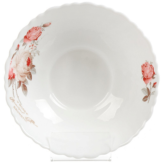 Салатник стеклокерамика, круглый, 15 см, 0.44 л, Шарм, TW60