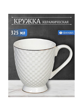 Кружка керамика, 325 мл, Кембридж2, Daniks, Y4-2733