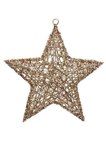 Фигурка декоративная ротанг, Звезда, 40 см, Y4-4110