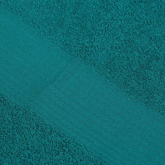 Полотенце банное 70х140 см, 100% хлопок, 375 г/м2, жаккардовый бордюр, Вышневолоцкий текстиль, лазурное, 635, Россия, К1-70140.120.375