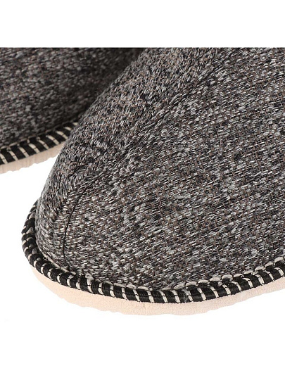 Тапки для мужчин, коричнево-серые, р. 41, утепленные, Чуни, ТД-26