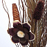 Цветок искусственный декоративный Тинги Композиция, 84 см, коричневый - фото 2