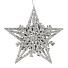 Елочное украшение Звезда, 2 шт, серебро, 11 см, SYLKL-4919129 - фото 2