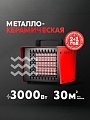 Пушка тепловая электрическая, Oasis, TPK-30В, 3 кВт, 310 м³/ч, ТЭН, 2 режима, квадратная, керамический, красная