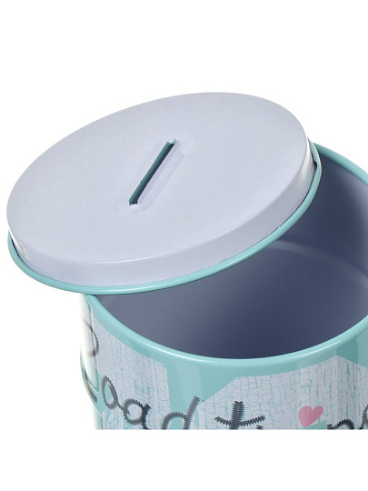 Копилка Бочка, 8х8х12 см, металл, Y6-6108, в ассортименте