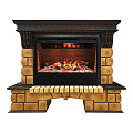 Электрокамин RealFlame Stone Brick 26 AO + Helios-S 26 3D