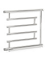 Полотенцесушитель Фокстрот, с полкой, 50х50х1&amp;quot;, нержавеющая сталь, с креплением, Aquater, ПМ-1 - фото 2