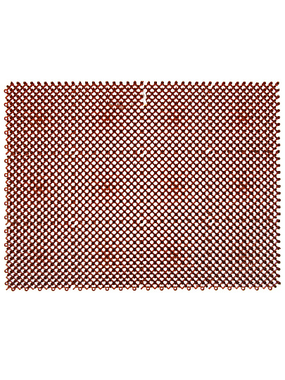 Коврик грязезащитный 42х56 см, прямоугольный, щетина, коричневый