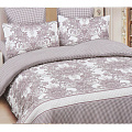 т КПБ Баттерфли/Butterfly 2сп Сатин (2н70х70, пр220х240, п175х215) серый рис 87190