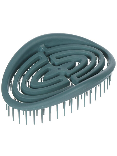 Расческа гребень, 10.5х7 см, пластик, темно-зеленая, A100006