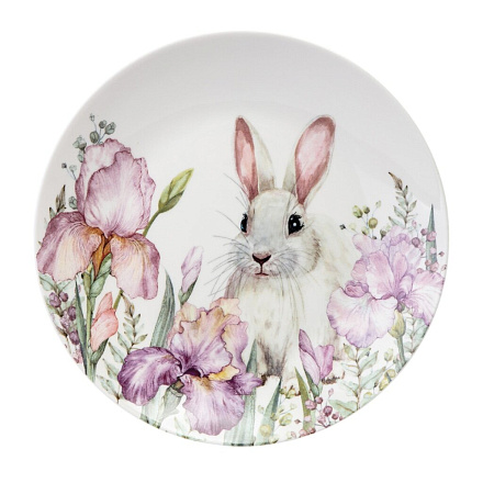 Тарелка закусочная, фарфор, 20.5 см, круглая, Irises, Lefard, 425-140