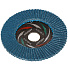 Круг лепестковый торцевой КЛТ1 для УШМ, LugaAbrasiv, диаметр 125 мм, посадочный диаметр 22 мм, зерн ZK60, шлифовальный - фото 2