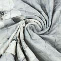 Покрывало 2-спальное, 200х180 см, 100% полиэстер, стеганое, Silvano, Мадонна, серое - фото 6
