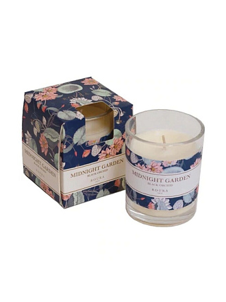 Свеча ароматизированная, 8.5х7 см, в стакане, Roura, Полуночный сад, 333482.207