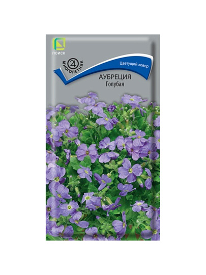 Семена Цветы, Аубреция, Голубая, 0.1 г, цветная упаковка, Поиск