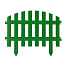 Забор декоративный пластмасса, Palisad, №2, 28х300 см, зеленый, ЗД02 - фото 2