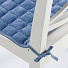 Сиденье мягкое 100% полиэстер, 40х40 см, синее, T2023-3268 - фото 3