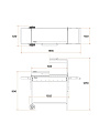 Мангал 1535х850х480х925 мм, 3 мм, разборный, с крышкой, гриль, складные полки, Gratar, МАН 303 - фото 6