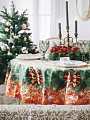 Скатерть 150х150 см, 100% хлопок, саржа, 190 г/м2, Этель, Новогоднее Волшебство, 3639778