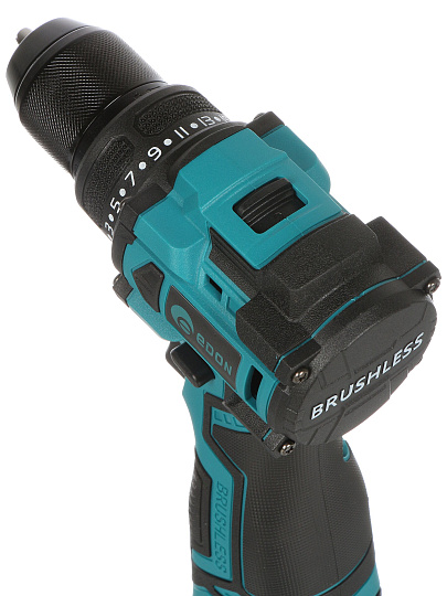 Дрель-шуруповерт аккумуляторный, Edon, AD-16CBL, бесщеточный, 16 В, кейс, 28006