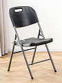 Стул складной со спинкой, металл, 150 кг, 45х49х78 см, Green Days, HQ-M52-glide-black - фото 2