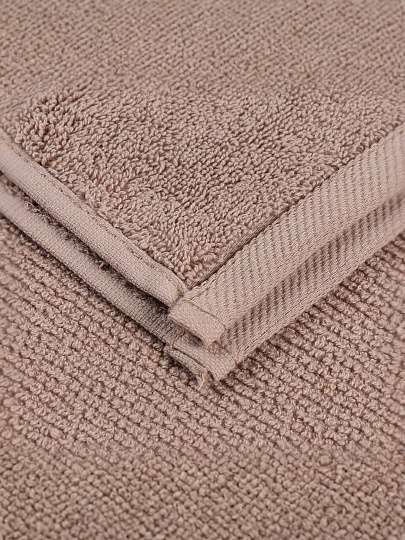 Полотенце банное 50х90 см, 100% хлопок, 470 г/м2, Амур, Silvano, бежевое, Узбекистан