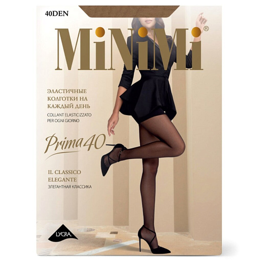 Колготки Minimi, Mini Prima, 40 DEN, р. 5, caramello, шортики