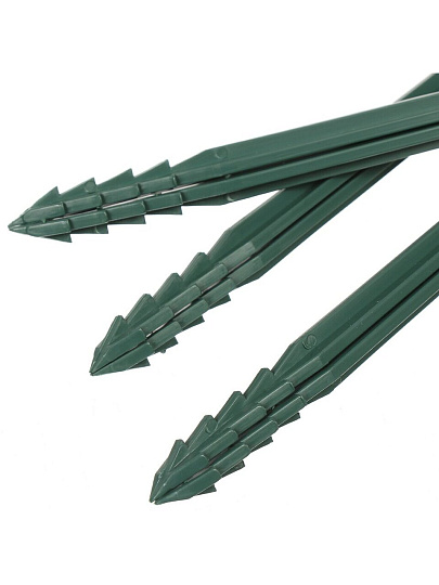 Колышек для бордюрной ленты, пластик, 15х30 см, 10 шт, хаки, Протэкт, К-300 Х