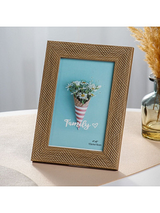 Фоторамка фото 10х15 см, пластик, A230050