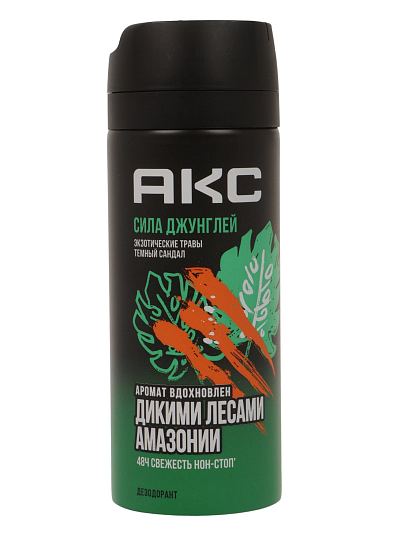 Дезодорант Axe, Сила джунглей, для мужчин, спрей, 150 мл