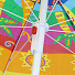 Зонт пляжный JC-7935 с механизмом наклона, 170 см - фото 2
