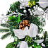 Венок рождественский 50 см, декоративный, зеленый, SYHHC-032020 - фото 2