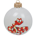 Елочное украшение Evis, Шарик, 8 см, с ручной росписью, 16 2025 162 08