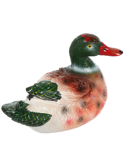 Фигурка садовая декоративная Утка, 16х9х10 см, полистоун, Y4-11224