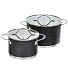 Набор посуды нержавеющая сталь, 4 предмета, кастрюли 2.1, 3.9 л, Daniks, Денвер, GS-01337RBY-4PC - фото 2
