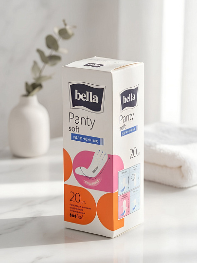 Прокладки женские Bella, Panty Soft, ежедневные, 20 шт, BE-021-RN20-R41