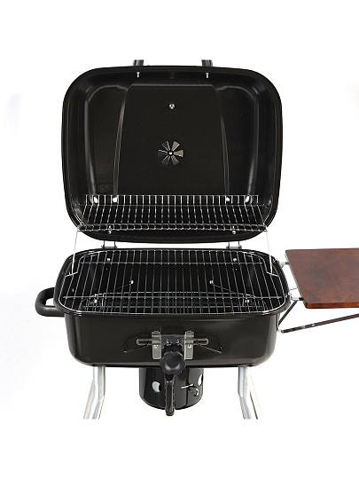 Гриль 0.4 мм, разборный, с крышкой, 90х50х93см, полки, C020004