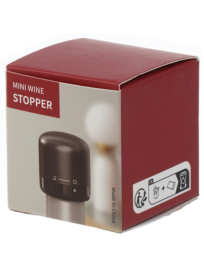 Пробка для вина, пластик, 3.5х3.6 см, вакуумная, Y4-8016