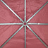 Шатер с москитной сеткой, бордовый, белый, 3.5х3.5х2.65 м, четырехугольный, KT-G068-net-505C - фото 4