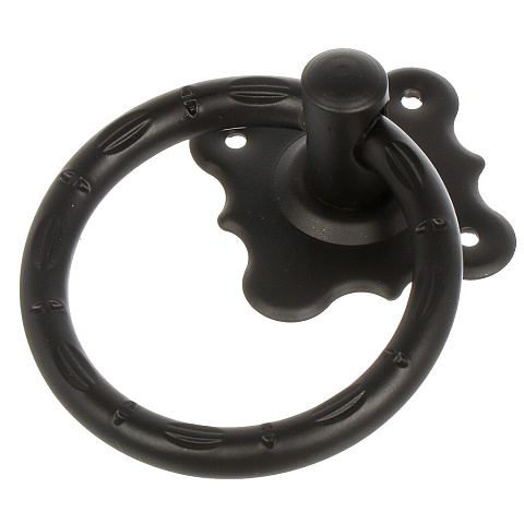 Ручка-кольцо Домарт, РК 80 мод 4, черная, 11529
